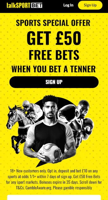 Talksportbet bet 10 get 50