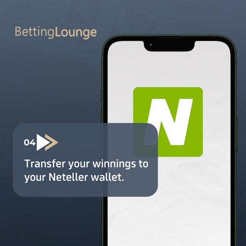 step 4: transfer your winnings to your Neteller wallet