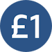 1 pound icon