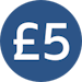 5 pound icon