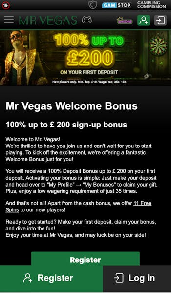 Mr Vegas Join