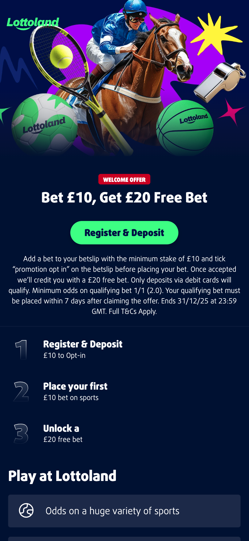 Lottoland Promo Sign-Up 1