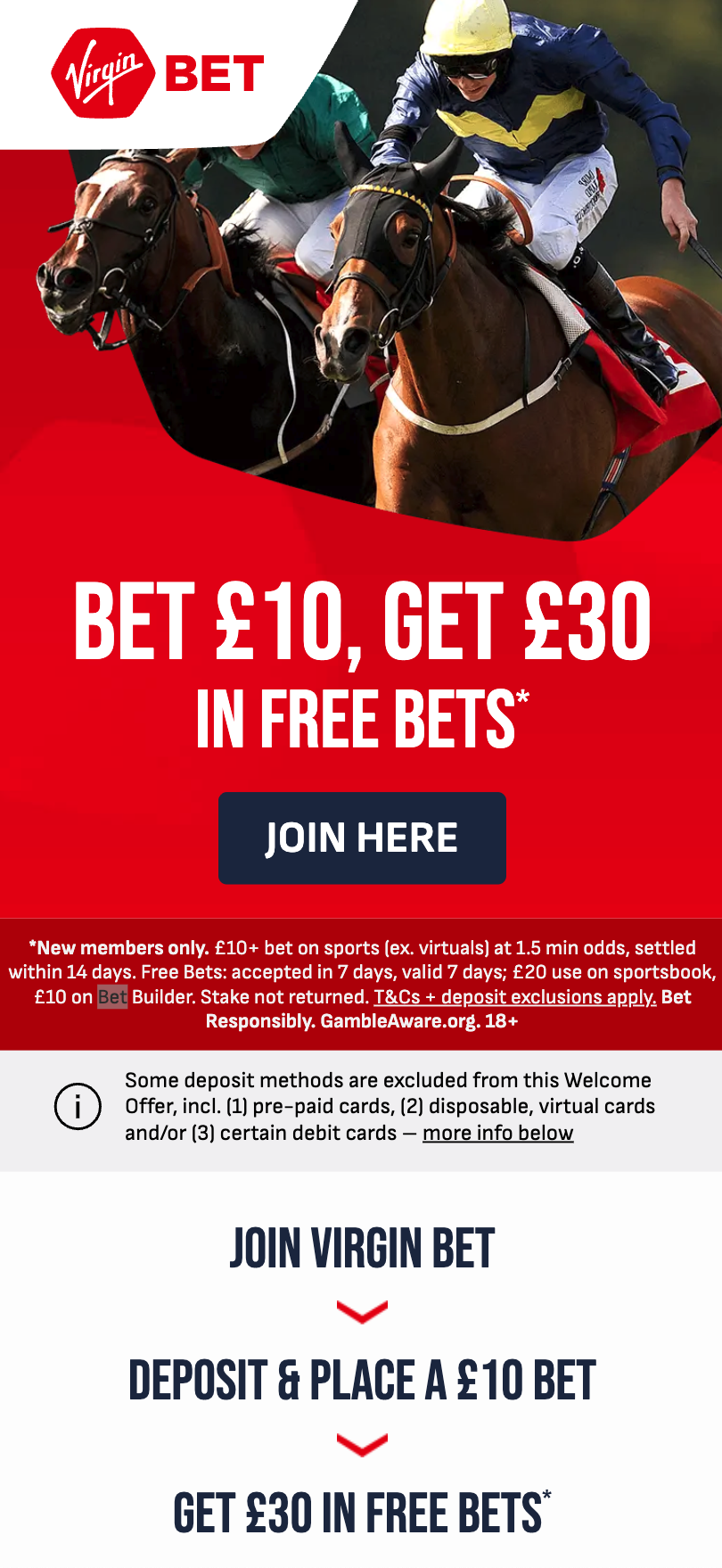 Virgin Bet Sign Up Promotion 1 