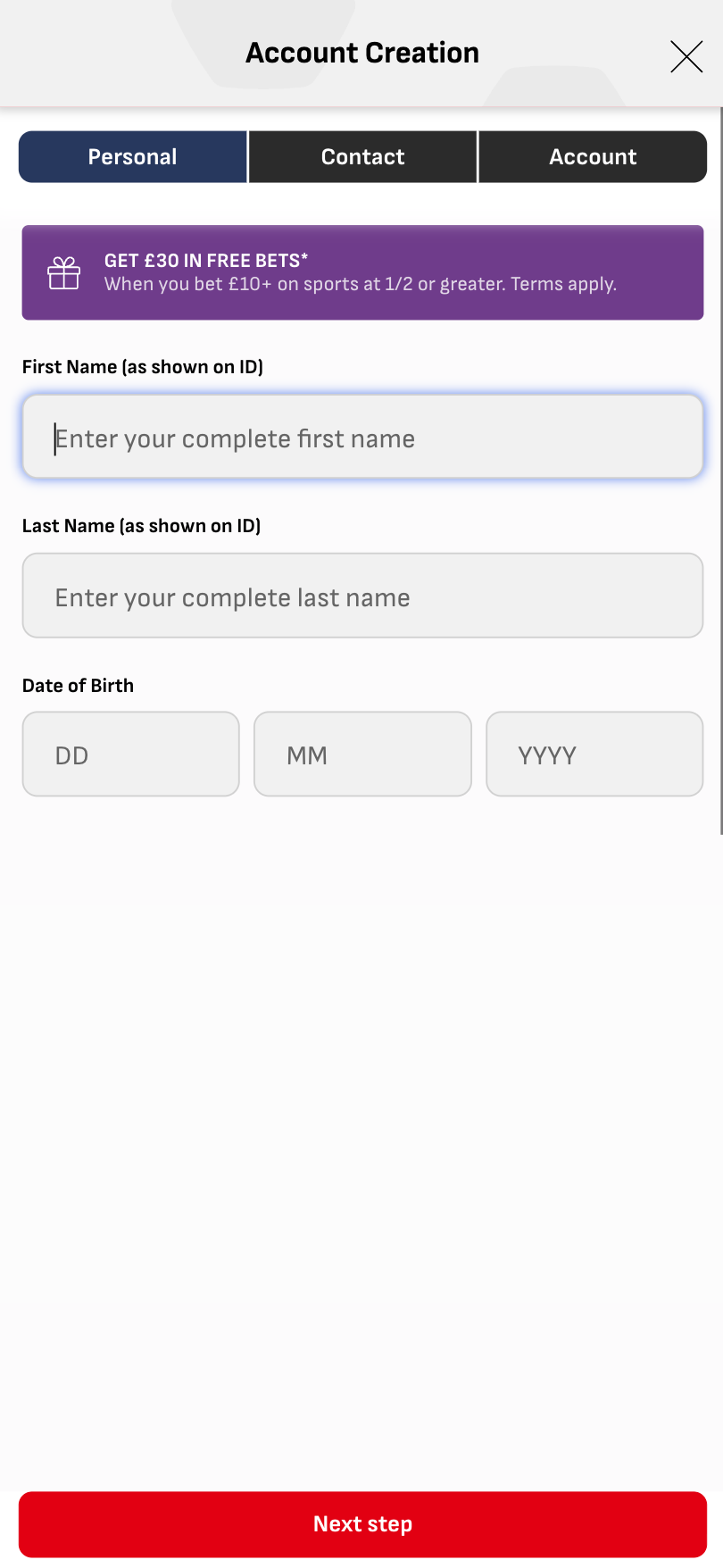 Virgin Bet Sign Up Promotion 2