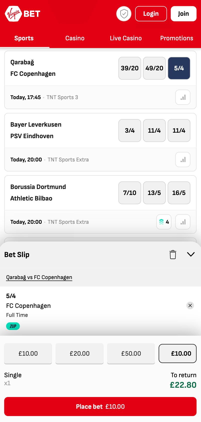 Virgin Bet Sign Up Promotion 3