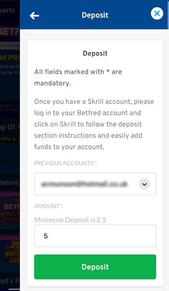 Skrill Betfred Deposit 2 blurred