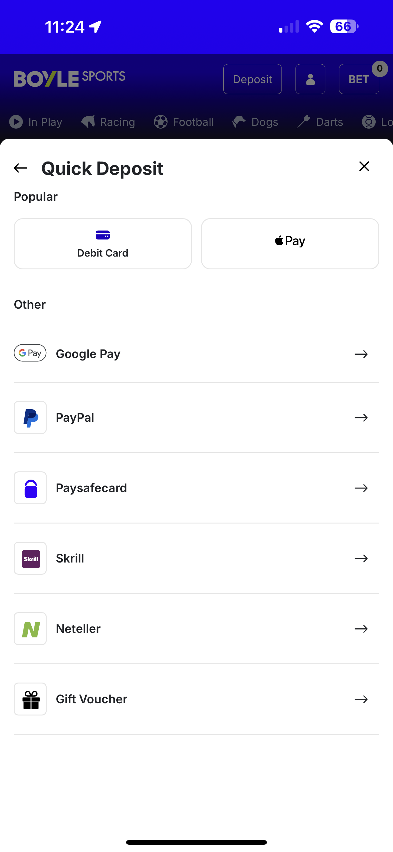 BoyleSports New Deposit 1