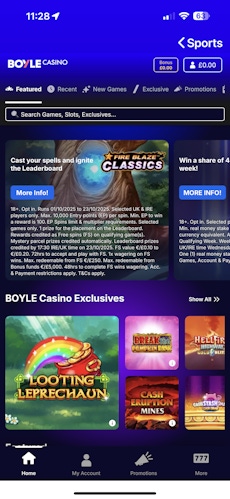 BoyleSports New Casino