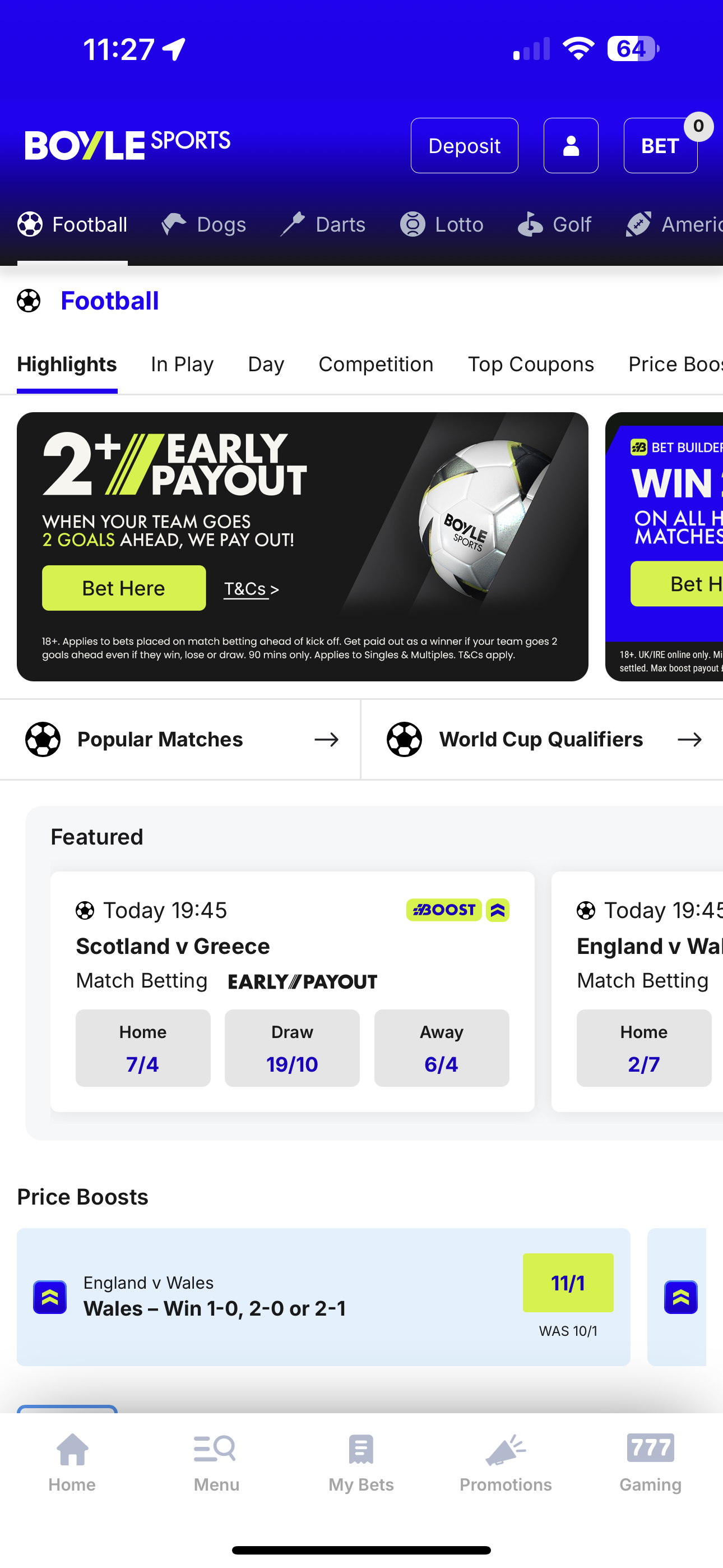 BoyleSports New Home