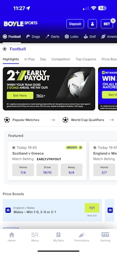 BoyleSports New Home