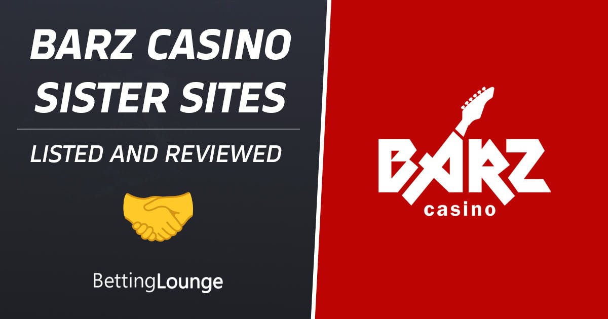 Barz Casino interface and sister sites overview