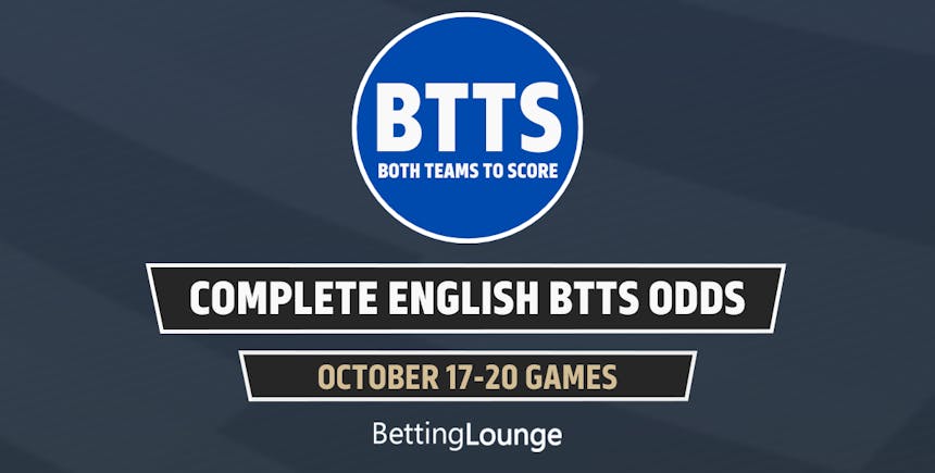 COMPLETE BTTS ODDS 17-20