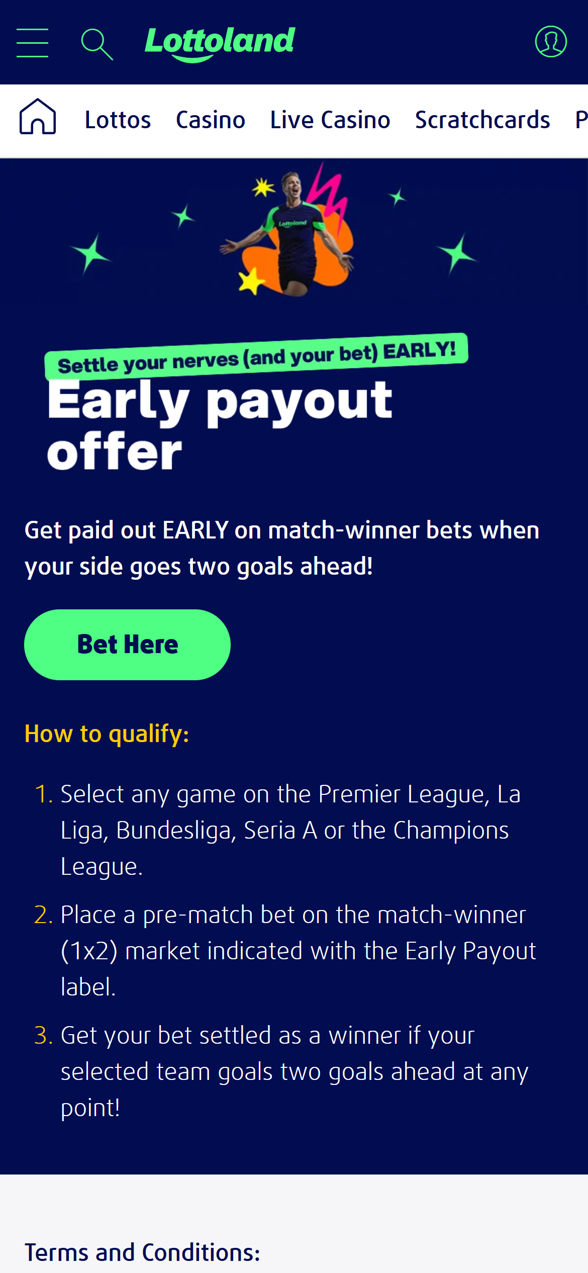 Lottoland early payout