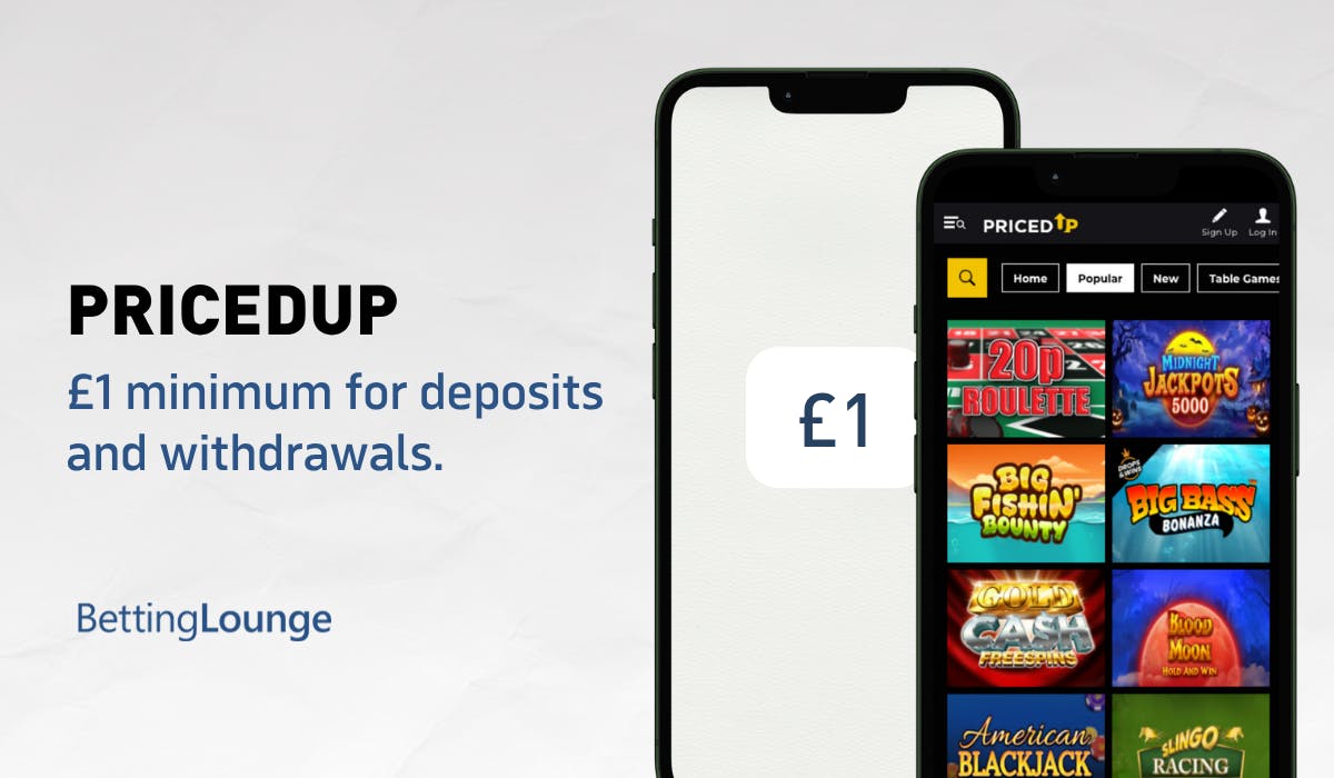 priced up 1 minimum deposit casino