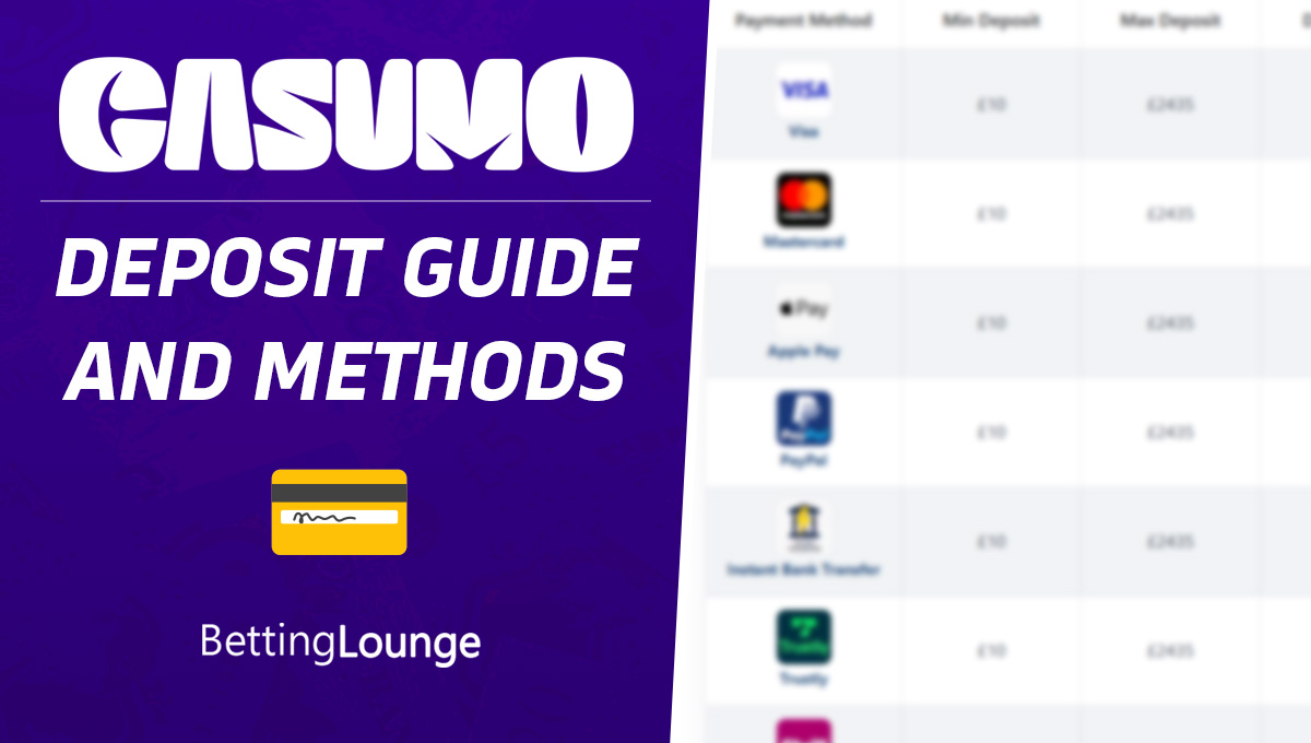 Casumo deposit guide