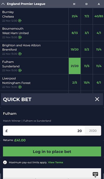 BestOdds Qualifying Bet