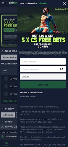 BestOdds Signup 1