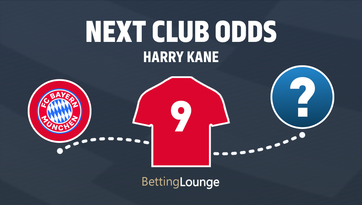 Harry Kane next club odds