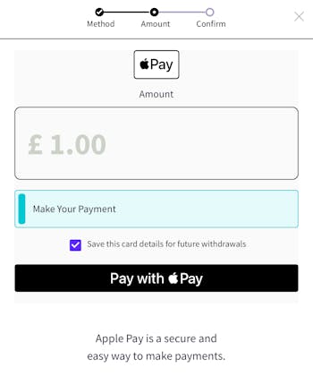 DragonBet Apple Pay Deposit