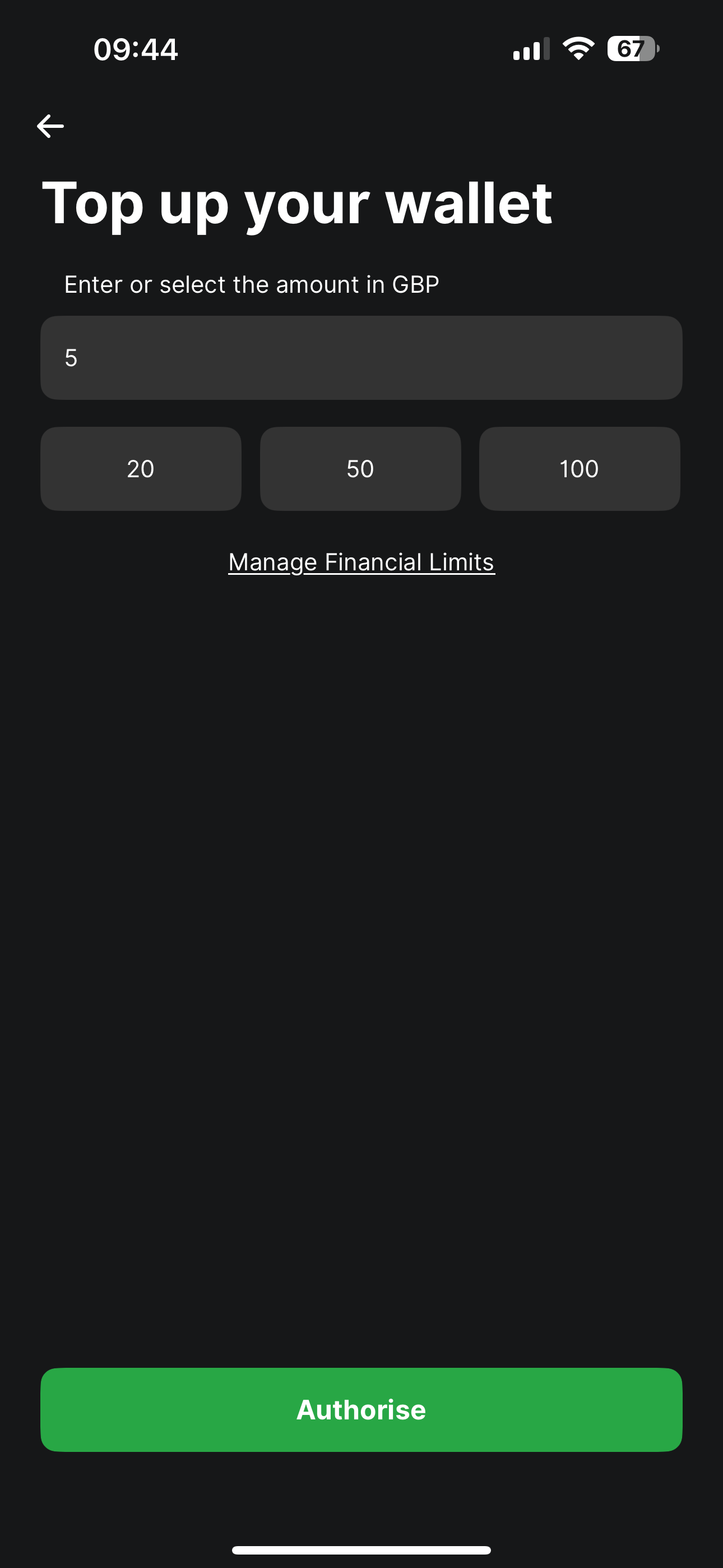 Vickers Bet Deposit 1