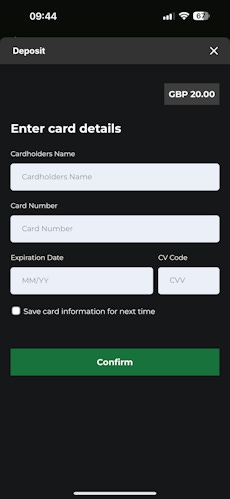 Vickers Bet Deposit 2