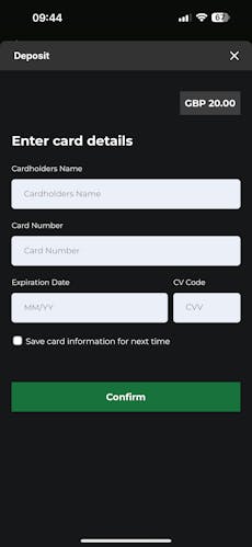 Vickers Bet Deposit 2