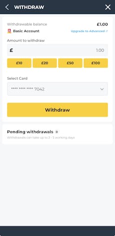 Betwright withdrawal