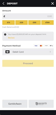 App - Pricedup - Deposit 3