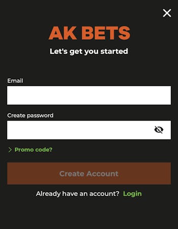 AK Bets App Register 1