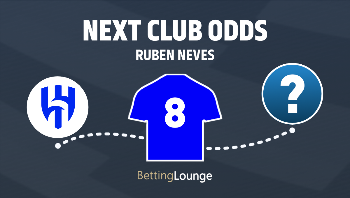 Ruben Neves next club betting odds