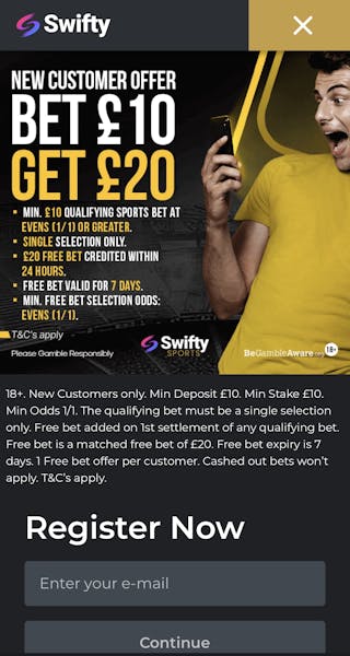 Swifty Sports Payment Methods for Bonus Codes