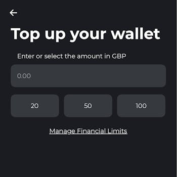 Swifty App - Deposit Amount