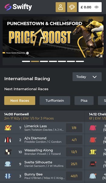 Swifty Sports Deposit 1