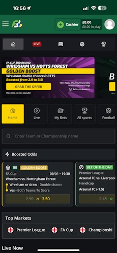 FanTeam Home W/ Account