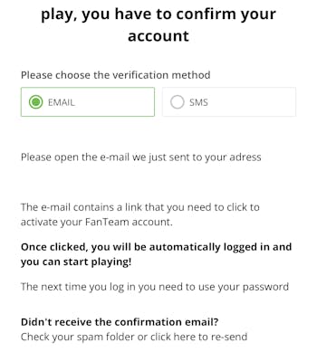 FanTeam Register Sign-Up 3