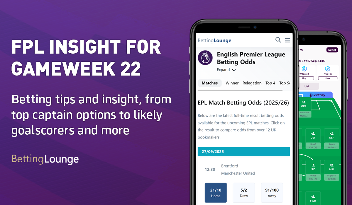 FPL GW22 Predictions Stats Odds
