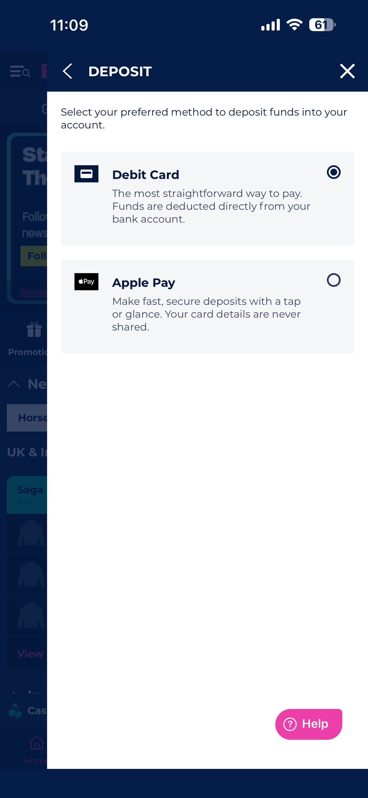 Bresbet new payment methods