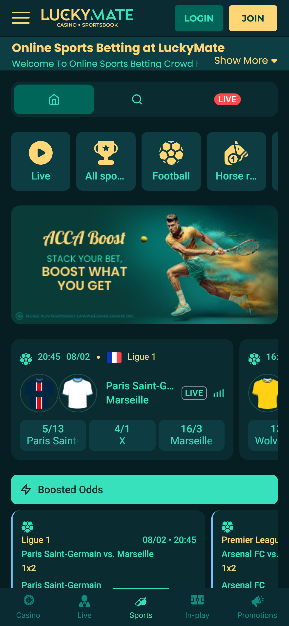 LuckyMate sportsbook