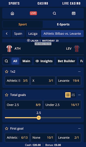 Dream Vegas App Sports 3