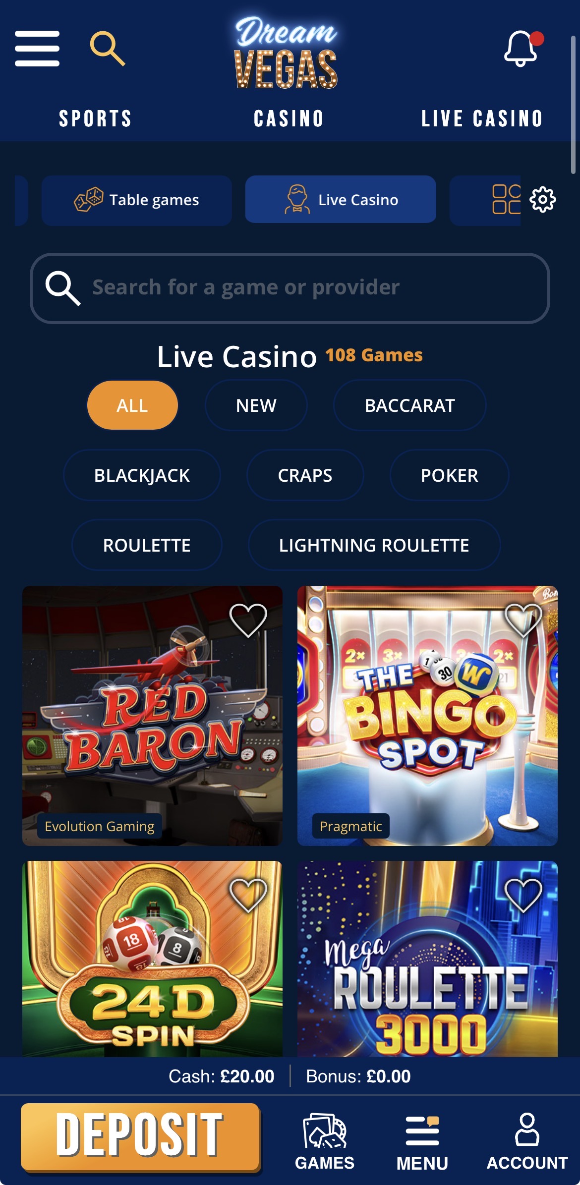 Dream Vegas App Live Casino.jpg