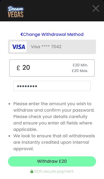 Dream Vegas App Withdraw 4