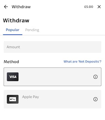 Withdrawal 1 Sky Bet