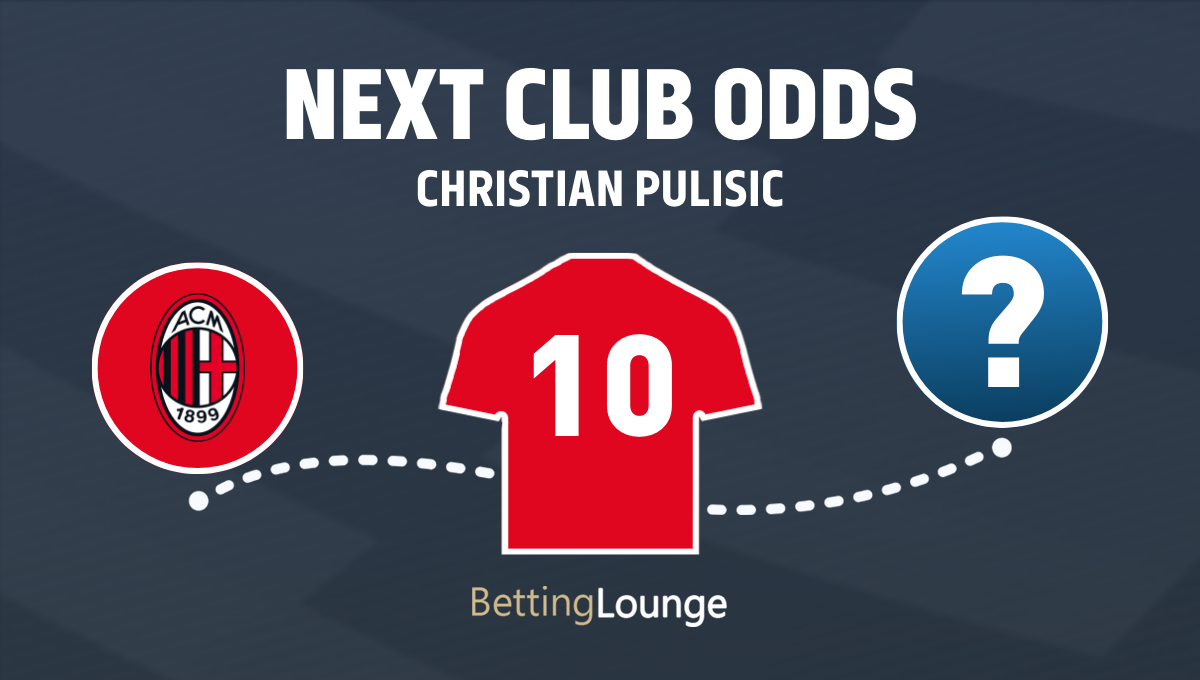 Christian Pulisic next club betting odds after AC Milan