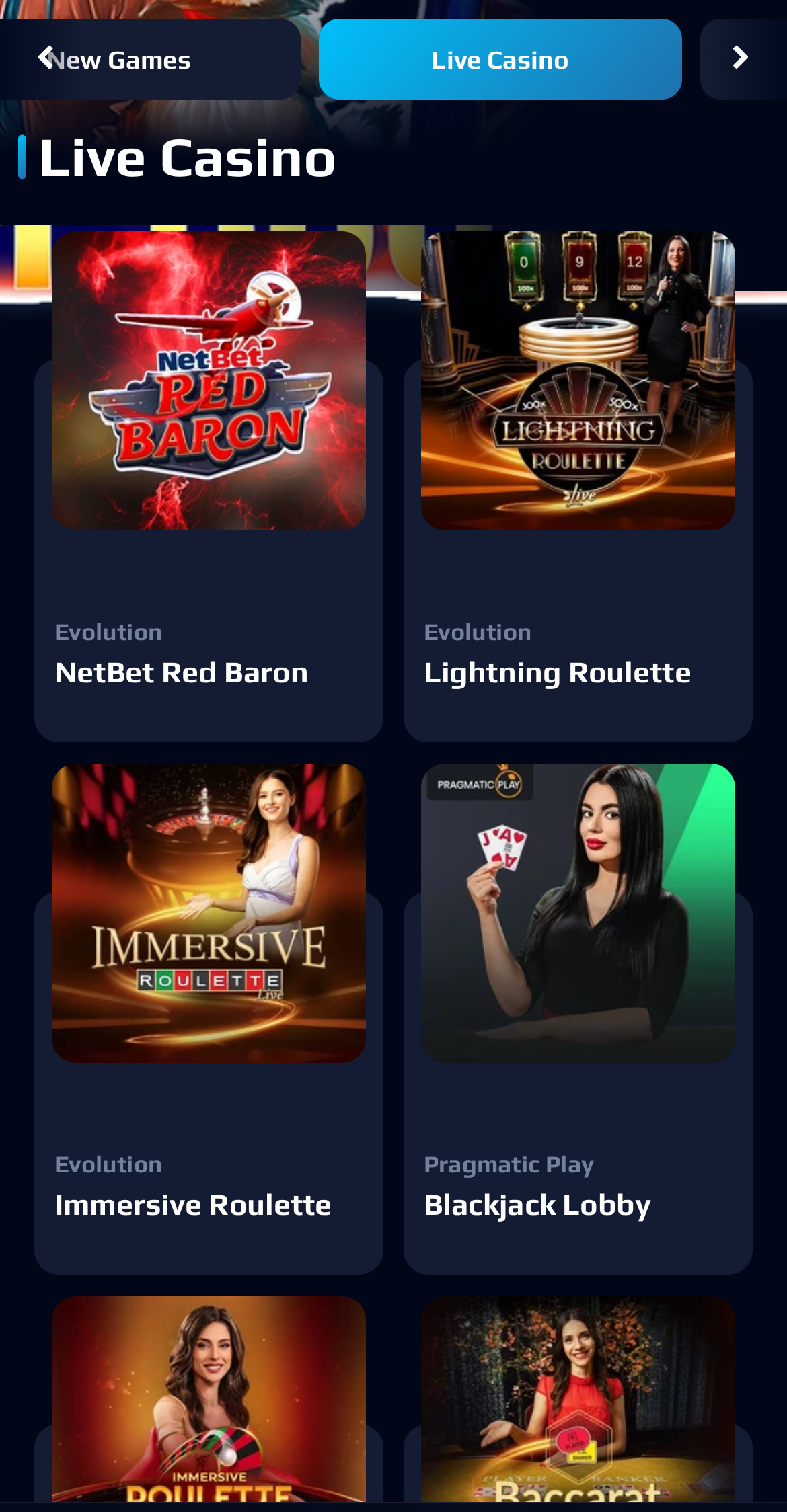 NetBet Live Casino