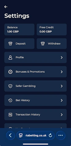 Meta Betting Deposit 2
