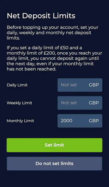 Meta Betting Deposit Limit