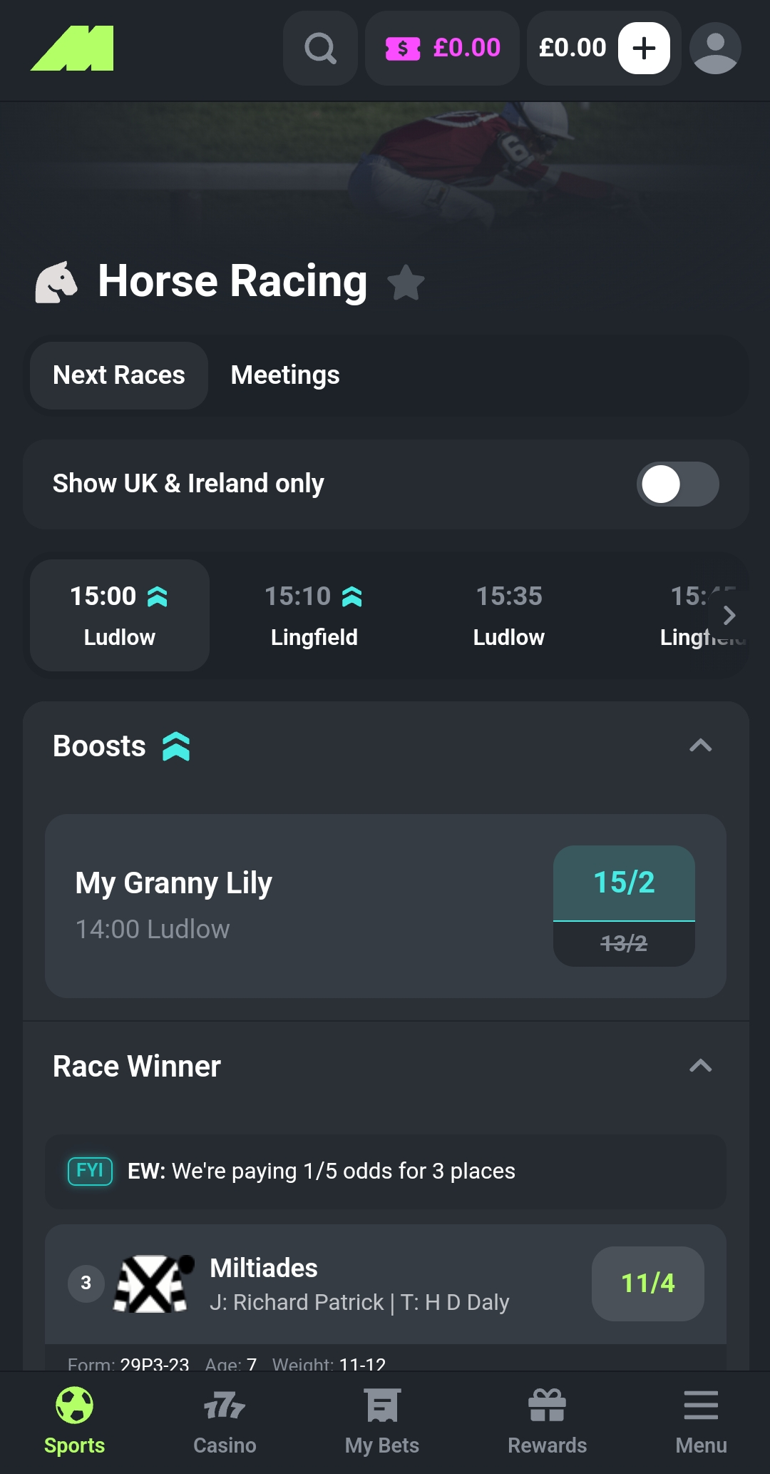 Midnite Horse Racing