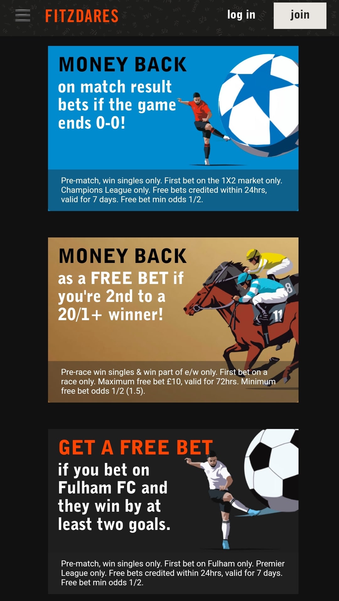 Fitzdares Promotions 