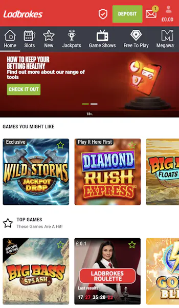 Ladbrokes app casino
