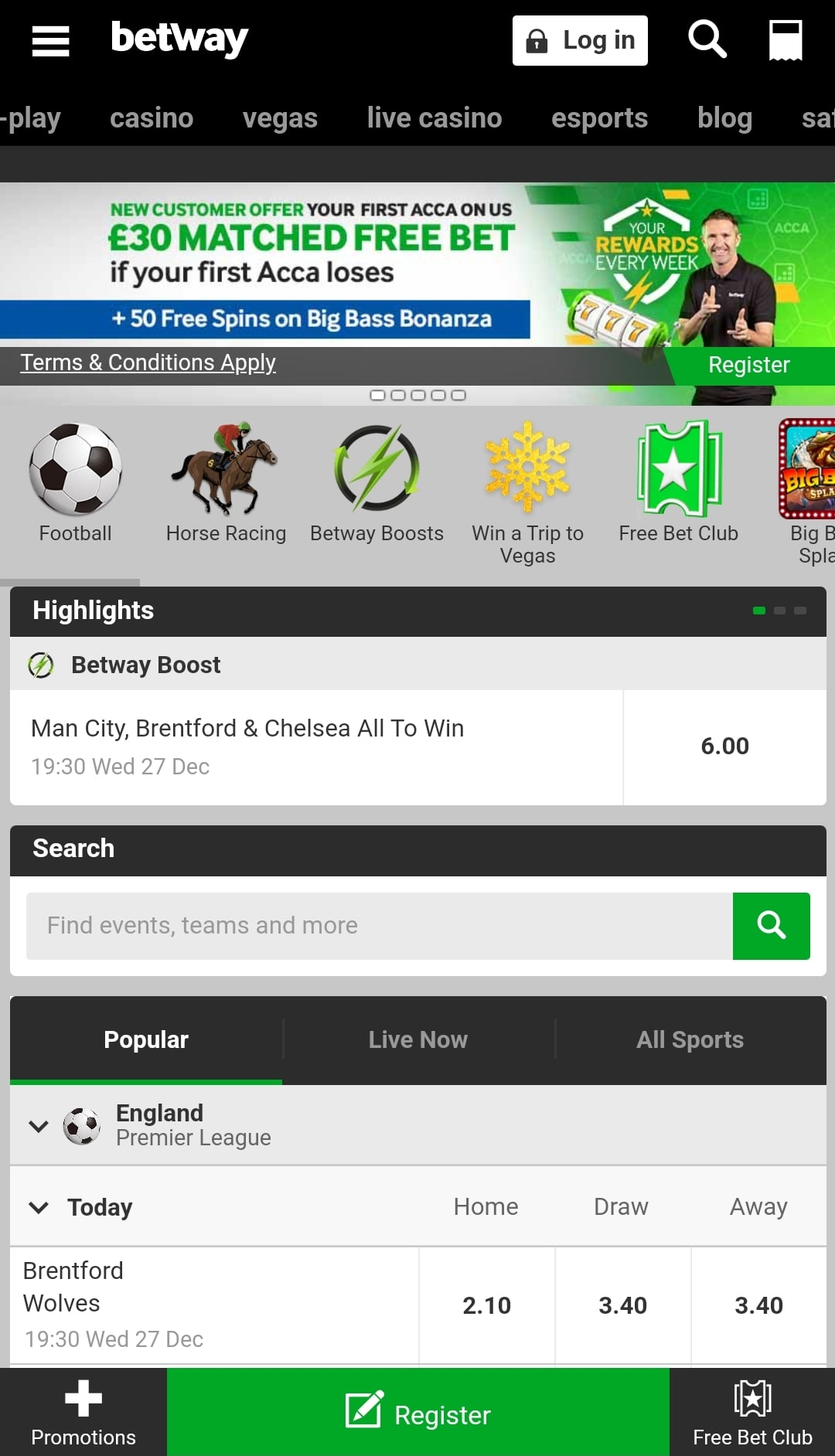 Betway Sportsbook
